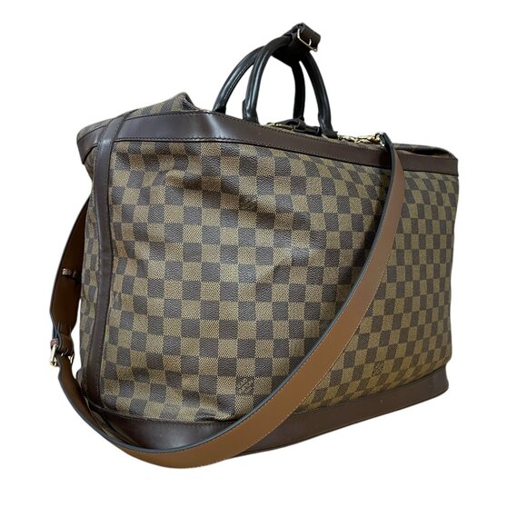 LOUIS VUITTON Grimaud Damier Ebene Travel Tote Square Travel Suitcase Gym Duffle - Picture 16 of 16